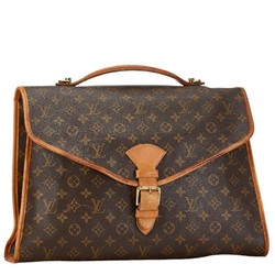 Louis Vuitton Monogram Beverly Handbag Shoulder Bag M51121 Brown PVC Leather Women's LOUIS VUITTON