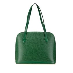 Louis Vuitton Epi Lussac Shoulder Bag Tote M52284 Borneo Green Leather Women's LOUIS VUITTON