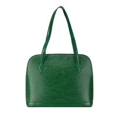 Louis Vuitton Epi Lussac Shoulder Bag Tote M52284 Borneo Green Leather Women's LOUIS VUITTON