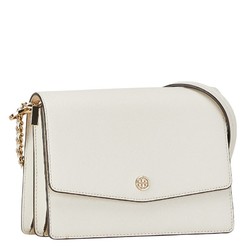 Tory Burch Handbag Chain Shoulder Bag White Leather Women's