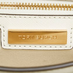 Tory Burch Handbag Chain Shoulder Bag White Leather Women's