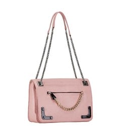 Furla Handbag Chain Shoulder Bag Pink Leather Women's