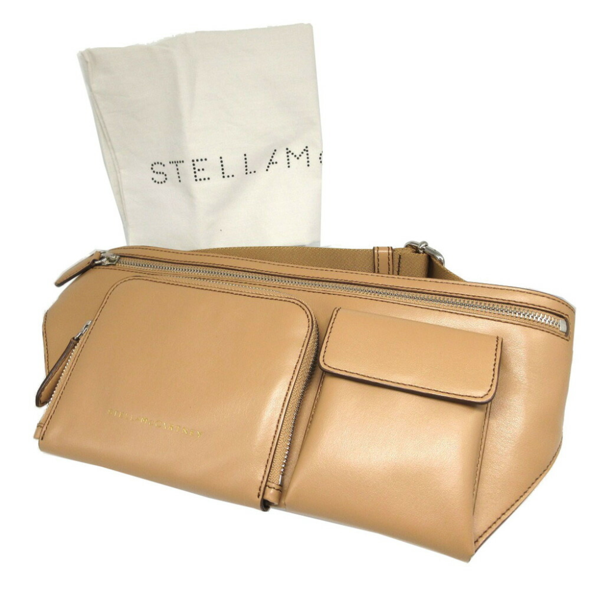 Stella McCartney beige body bag waist 1371STELLA McCARTNEY