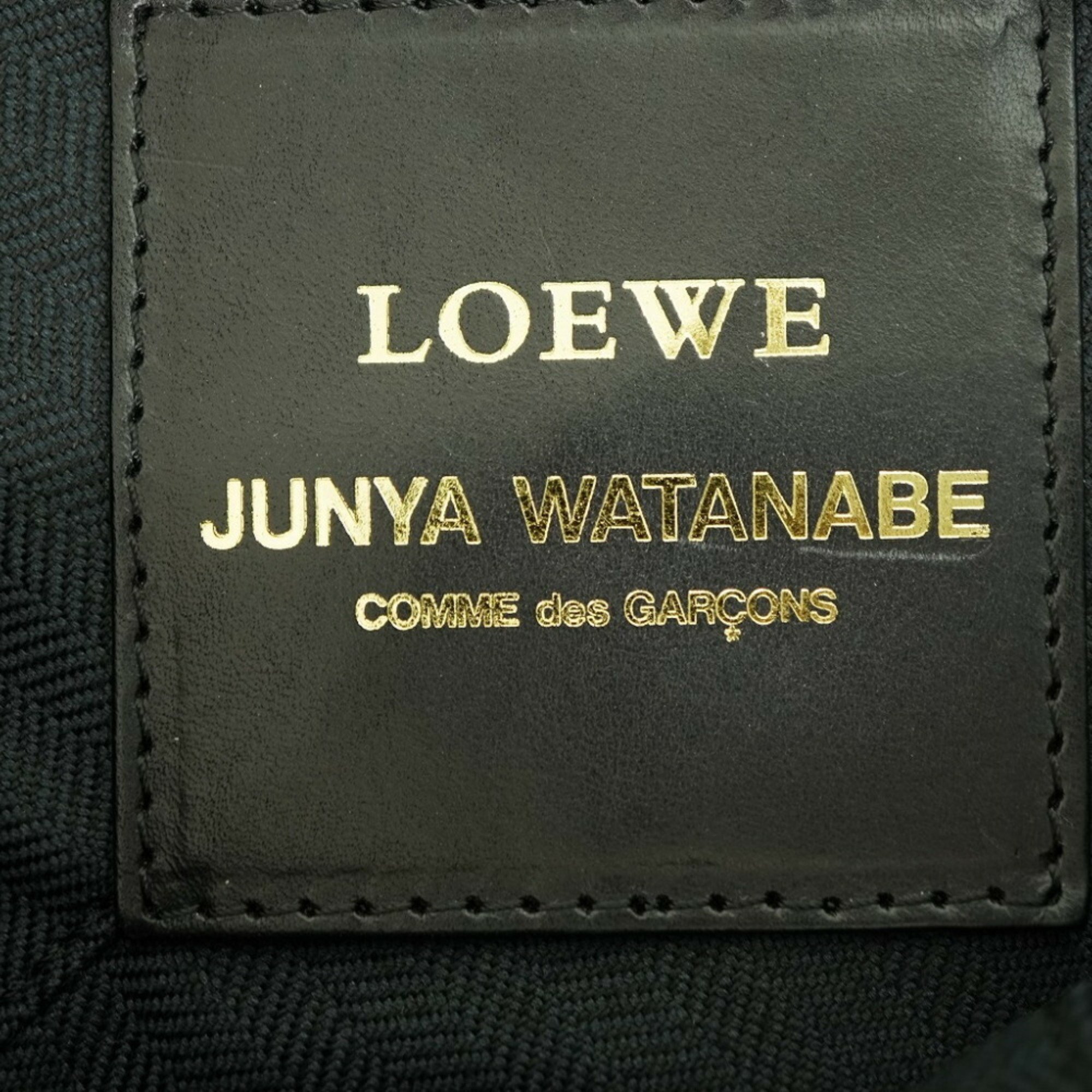 LOEWE x COMME des GARCONS Junya Watanabe Tote Bag Leather Black 1622LOEWE