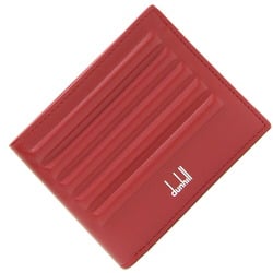 Dunhill Bi-fold Wallet Coin Purse Billfold DU22R2320CC611 Red Leather Compact Men's dunhill