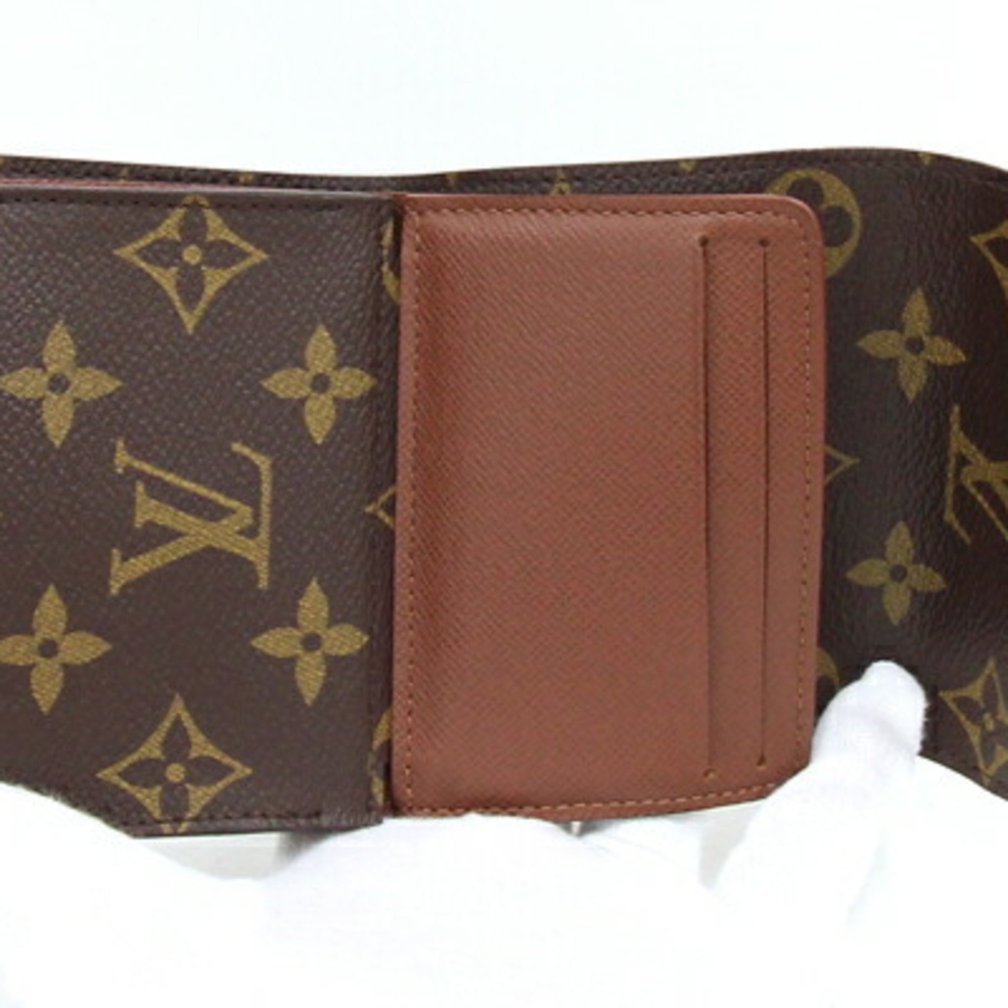 Louis Vuitton Tri-fold Wallet Monogram Portefeuille Helene M60253 Compact Women's LOUIS VUITTON