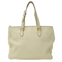 Salvatore Ferragamo Ferragamo Women's Tote Bag Gancini Leather White