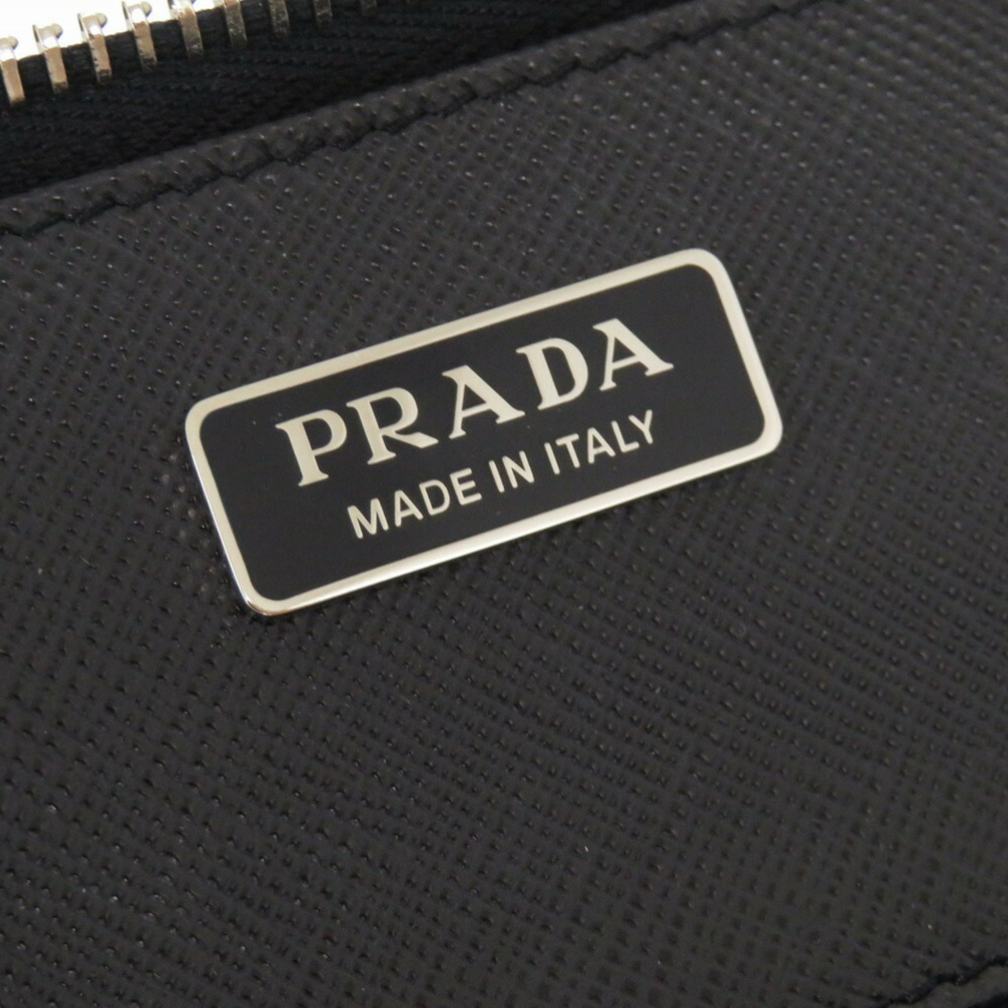 Prada Saffiano Leather Navy Pencil Case with Pen 1170 PRADA