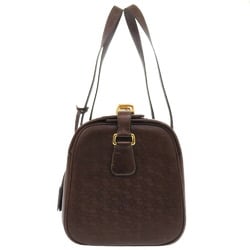 Hermes Leather Brown 〇H Stamp Boston Bag 0713 HERMES Men's