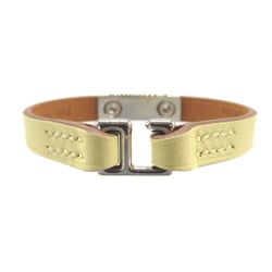 Hermes Rival Bracelet Swift Leather Jaune Poussin B Stamp (Made in 2023) 0727HERMES