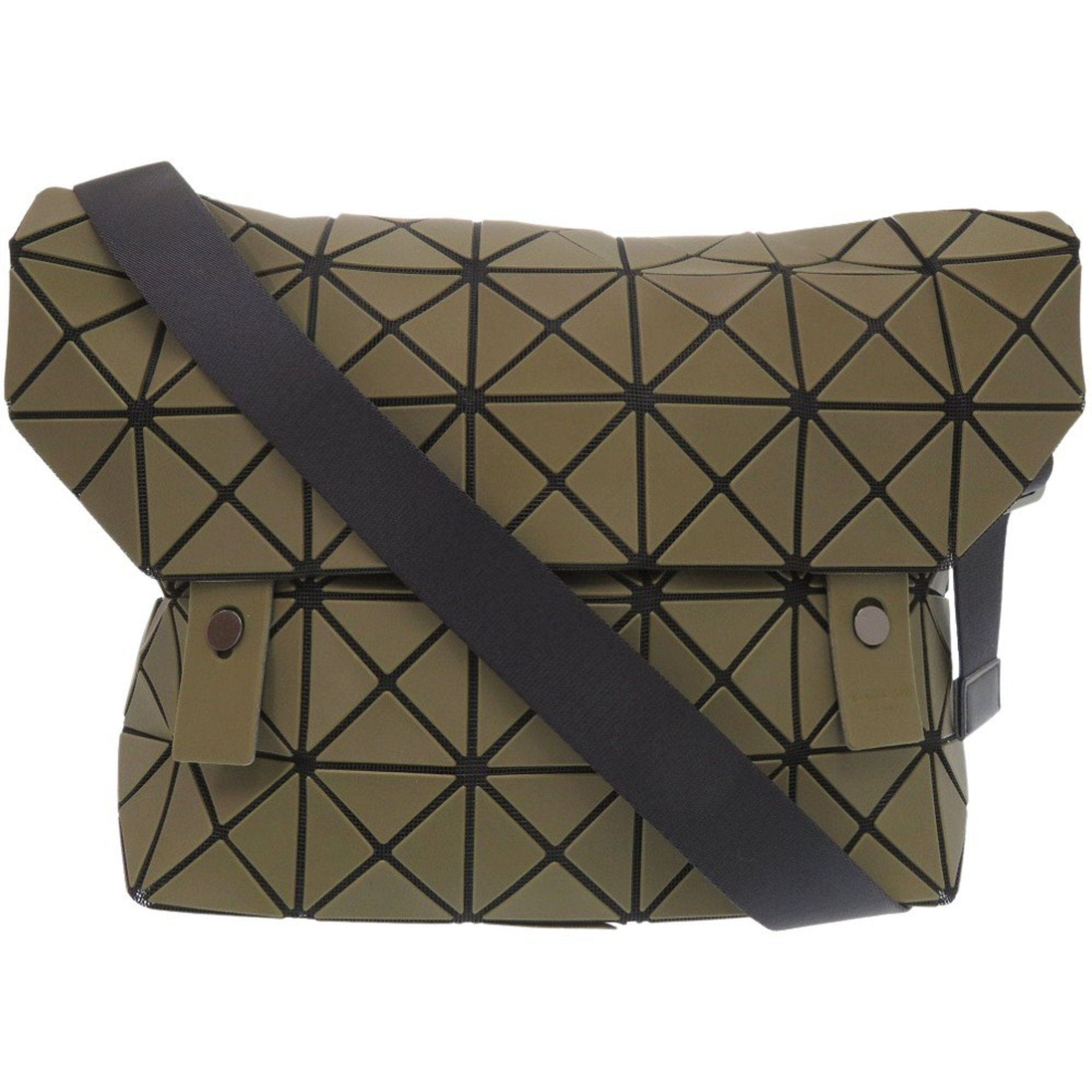 Issey Miyake Bao Shoulder Bag Rock Khaki Black PVC BB66-AG402 1883ISSEY MIYAKE