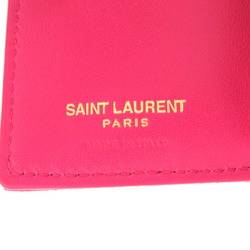 Yves Saint Laurent Saint Laurent Paris Tiny Wallet Leather Pink 505118 Tri-fold 0203 SAINT LAURENT PARIS