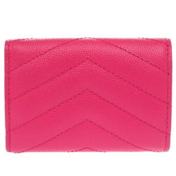 Yves Saint Laurent Saint Laurent Paris Tiny Wallet Leather Pink 505118 Tri-fold 0203 SAINT LAURENT PARIS