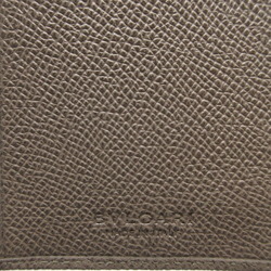 BVLGARI 30399 Leather Grey Bi-fold Long Wallet for Men 0096BVLGARI