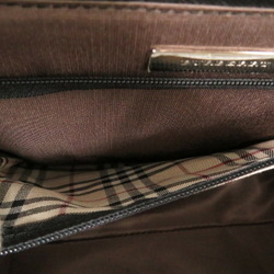 Burberry Nova Check Leather Black Handbag 1341BURBERRY