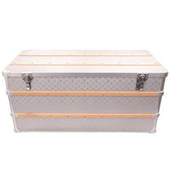 Louis Vuitton Courier Rosin 110 Monogram Arum Silver M10072 Trunk 1710 LOUIS VUITTON