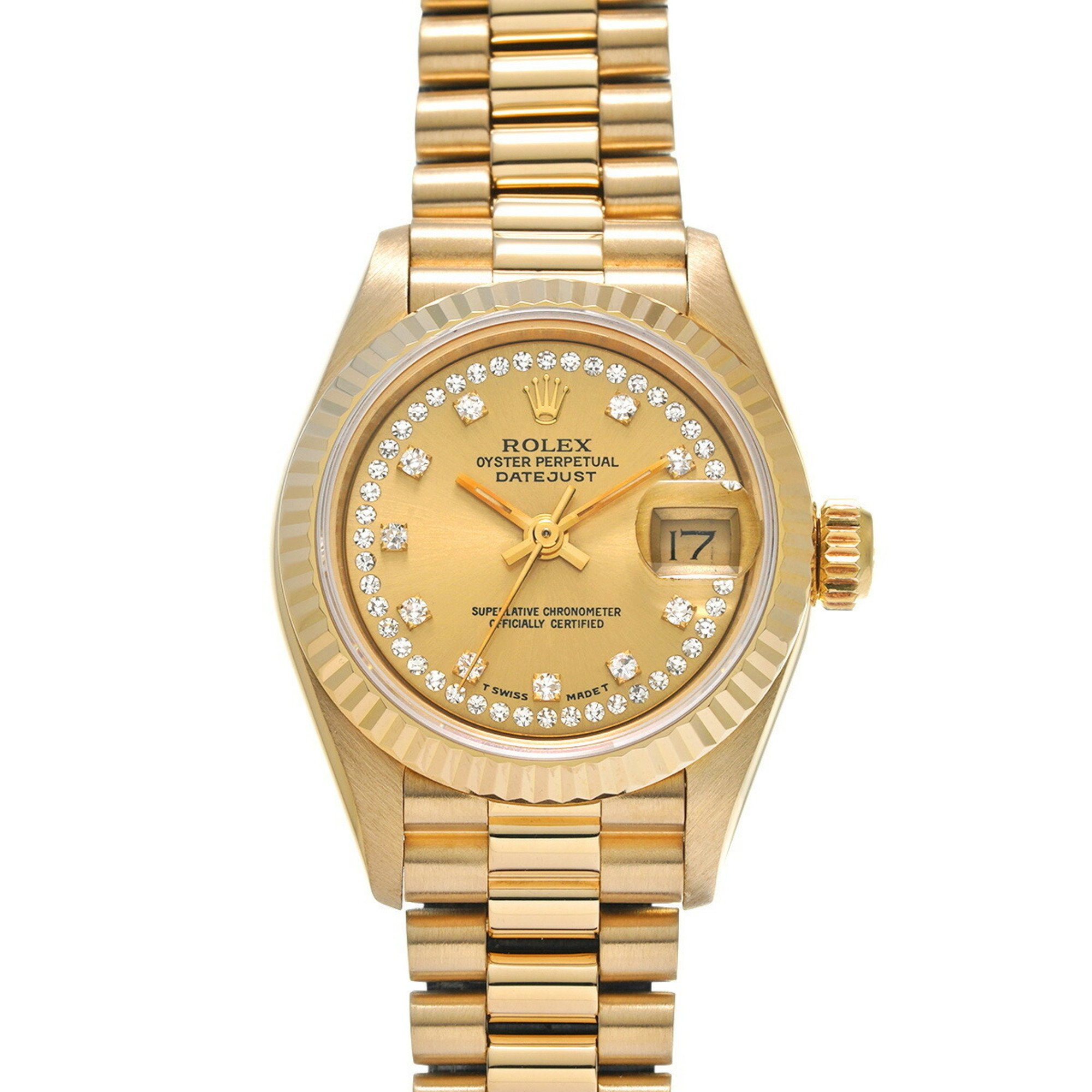 ROLEX Rolex Datejust 10P/String Diamond 69178G Ladies Watch Automatic