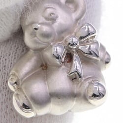 Tiffany Necklace Teddy Bear SV Sterling Silver 925 Pendant Choker Women's TIFFANY & CO