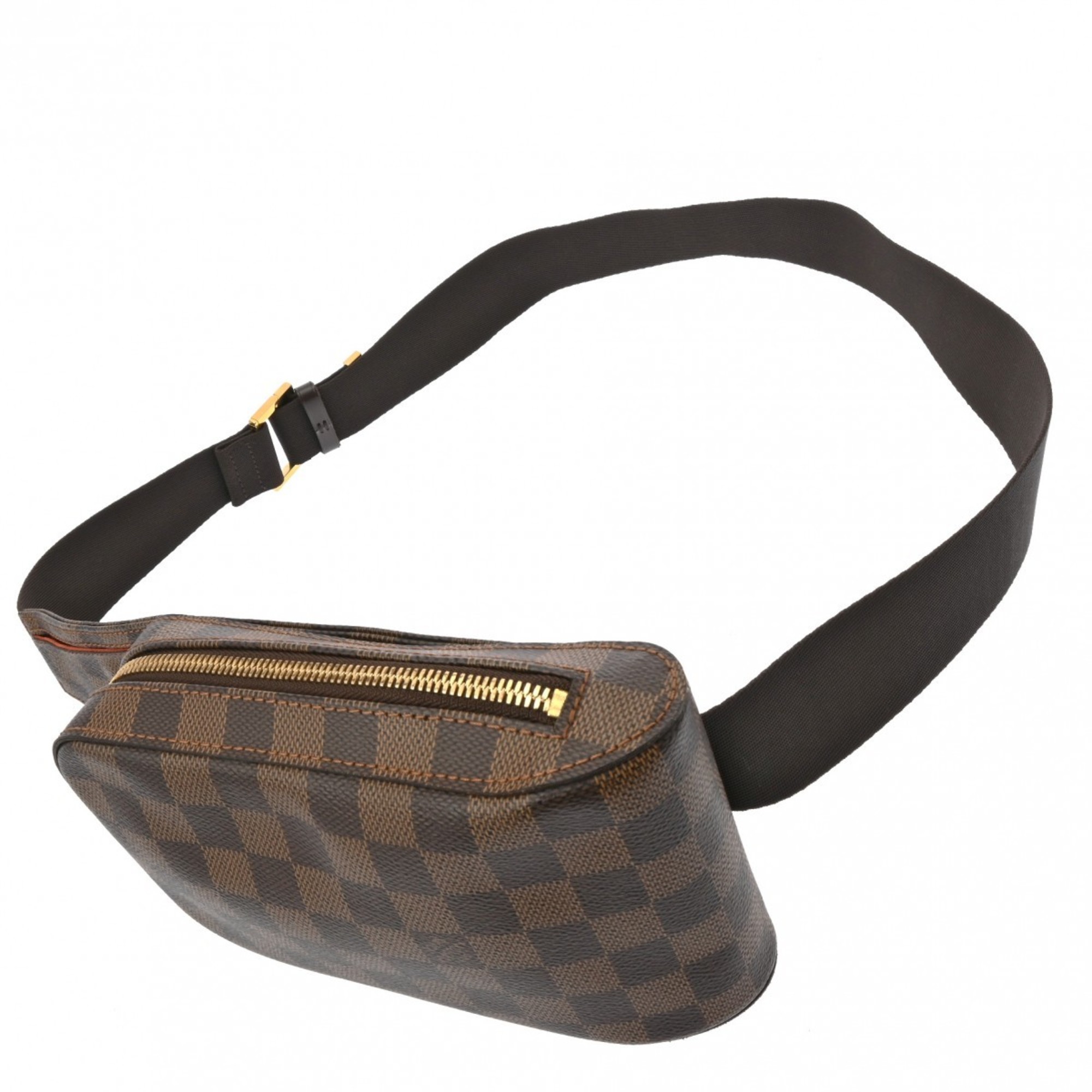 LOUIS VUITTON Louis Vuitton Damier Geronimos Brown N51994 Unisex Canvas Shoulder Bag