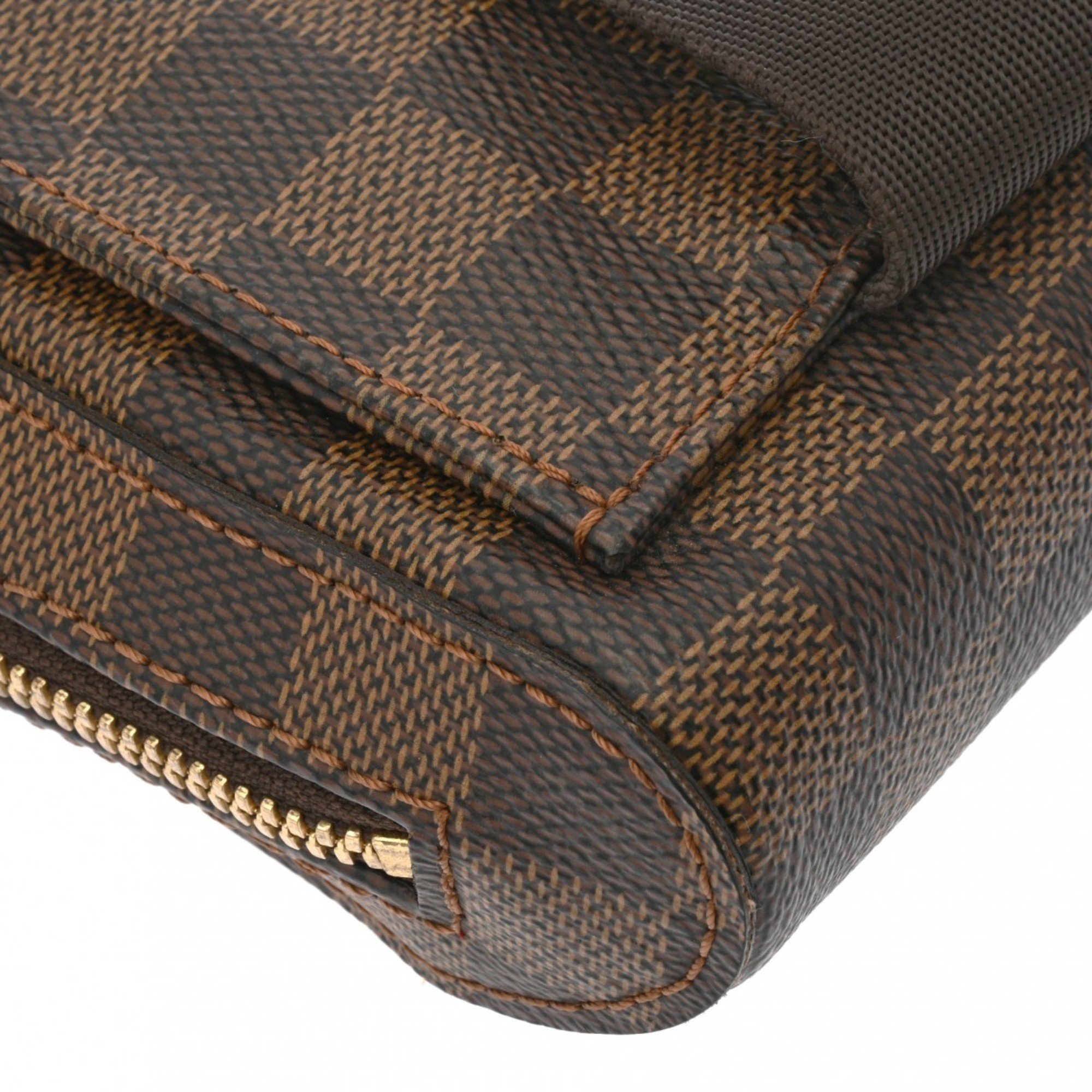 LOUIS VUITTON Louis Vuitton Damier Geronimos Brown N51994 Unisex Canvas Shoulder Bag