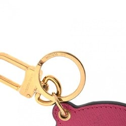 LOUIS VUITTON Louis Vuitton Monogram Portocle Love Lock Brown M67436 Women's Canvas Keychain