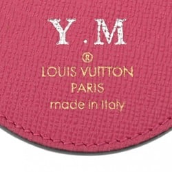 LOUIS VUITTON Louis Vuitton Monogram Portocle Love Lock Brown M67436 Women's Canvas Keychain