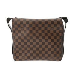 LOUIS VUITTON Damier Naviglio Brown N45255 Unisex Canvas Shoulder Bag