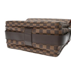 LOUIS VUITTON Damier Naviglio Brown N45255 Unisex Canvas Shoulder Bag