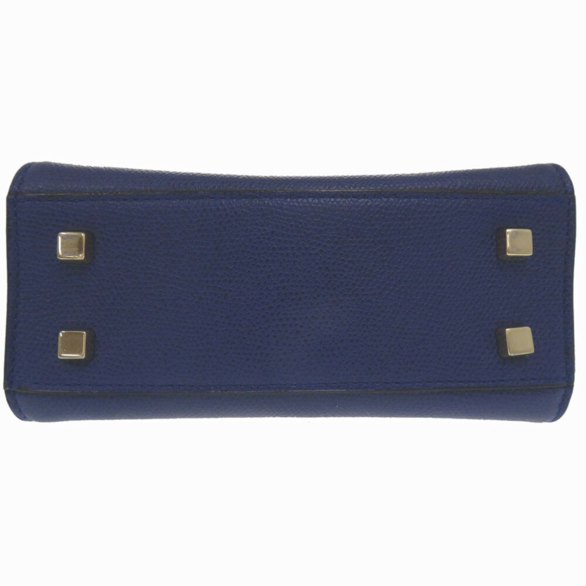 Valextra Micro Iside Leather Royal Blue Handbag 1271Valextra