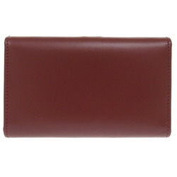 Cartier Must Line Leather Wine Red 4-ring Key Case 0374 CARTIER