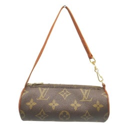 Louis Vuitton Monogram Papillon Pig Leather Brown Pouch 1244LOUIS VUITTON