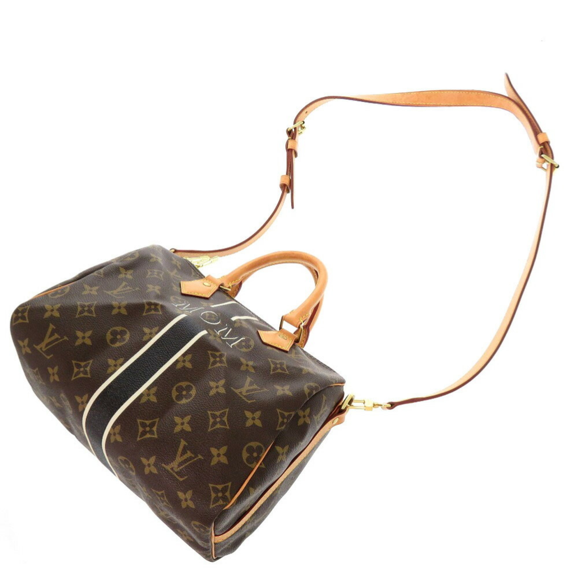 Louis Vuitton Speedy 25 Mon Monogram Handbag 0210 LOUIS VUITTON