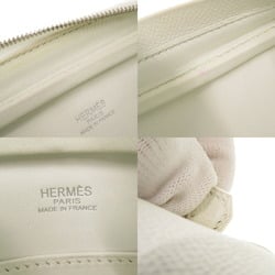 Hermes Plume Elan 20 Epsom Leather White L Stamped Handbag 1625 HERMES