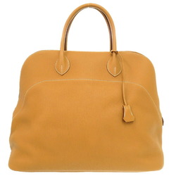 Hermes Bolide Relax 45 Taurillon Novillo Natural Sable Y Stamp Handbag 1352 HERMES