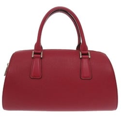 Burberry Nova Check Leather Red Handbag 1444BURBERRY