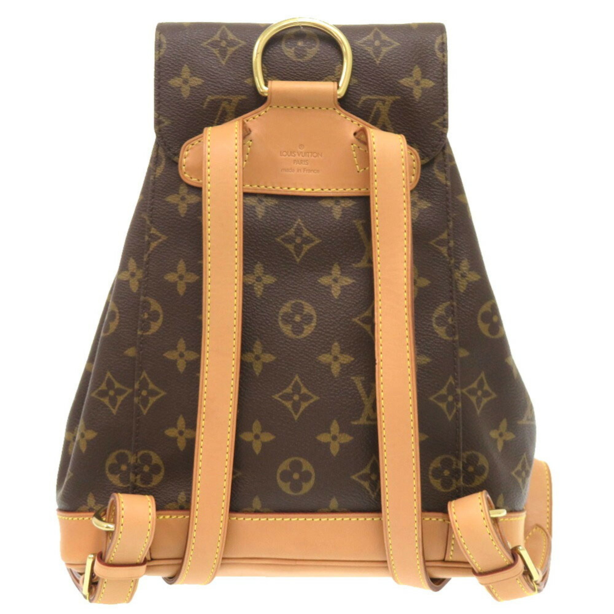 Louis Vuitton Montsouris MM Monogram M51136 Rucksack Backpack 0224 LOUIS VUITTON