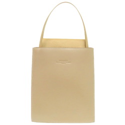 Hermes Lucy MM Box Calf Chevre Beige Tote Bag 1430 HERMES