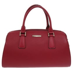 Burberry Nova Check Leather Red Handbag 1444BURBERRY