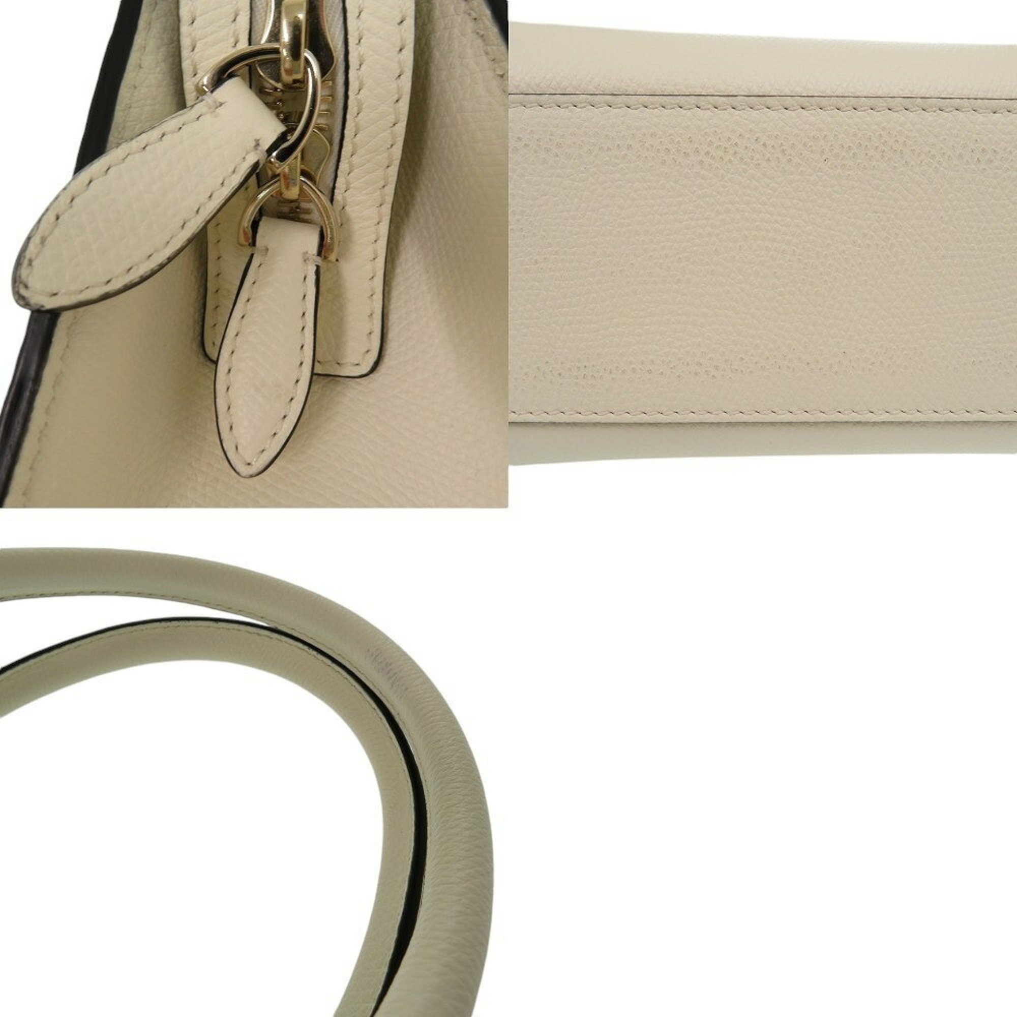 Valentino Garavani V-Sling Handbag Leather Ivory 0250Valentino