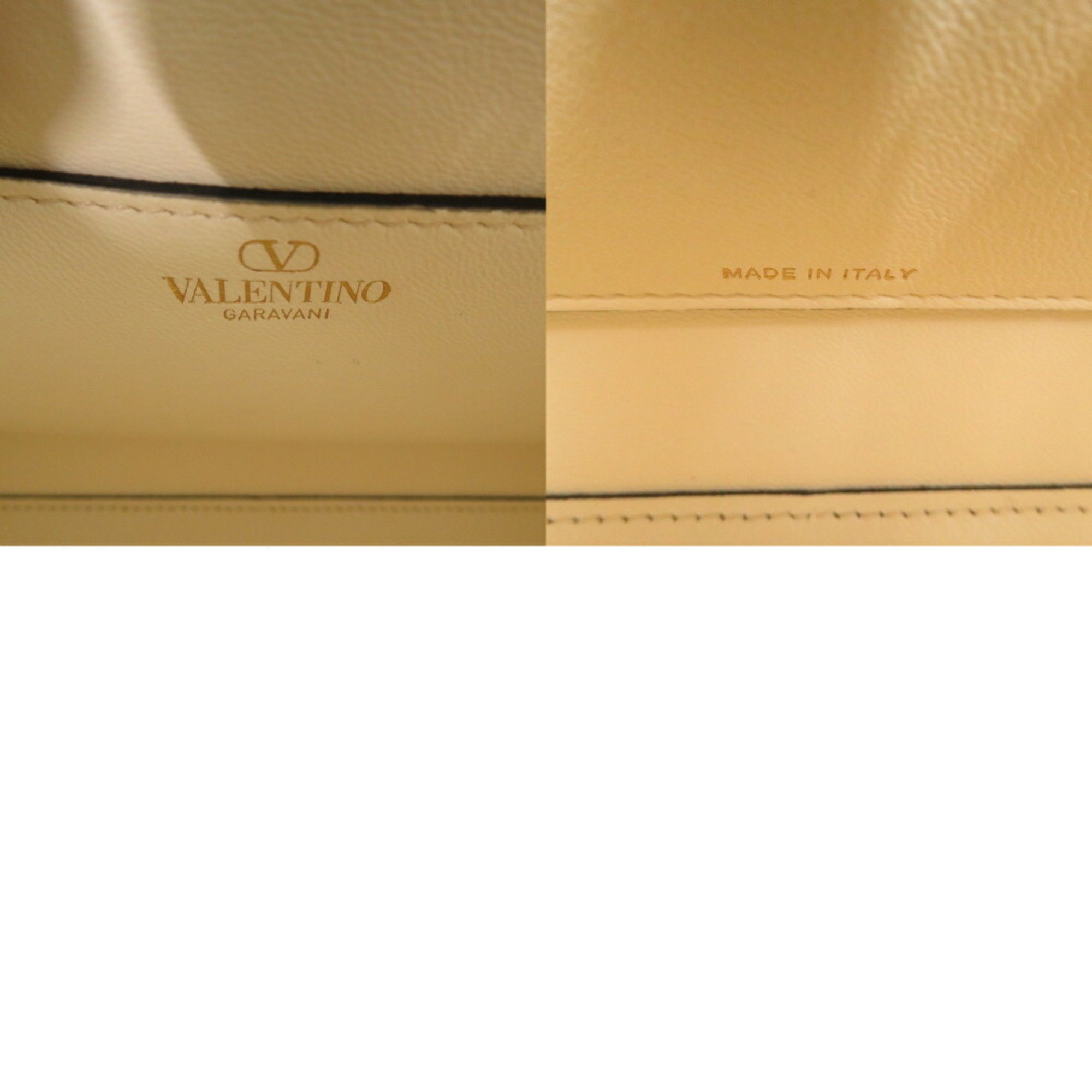 Valentino Garavani V-Sling Handbag Leather Ivory 0250Valentino