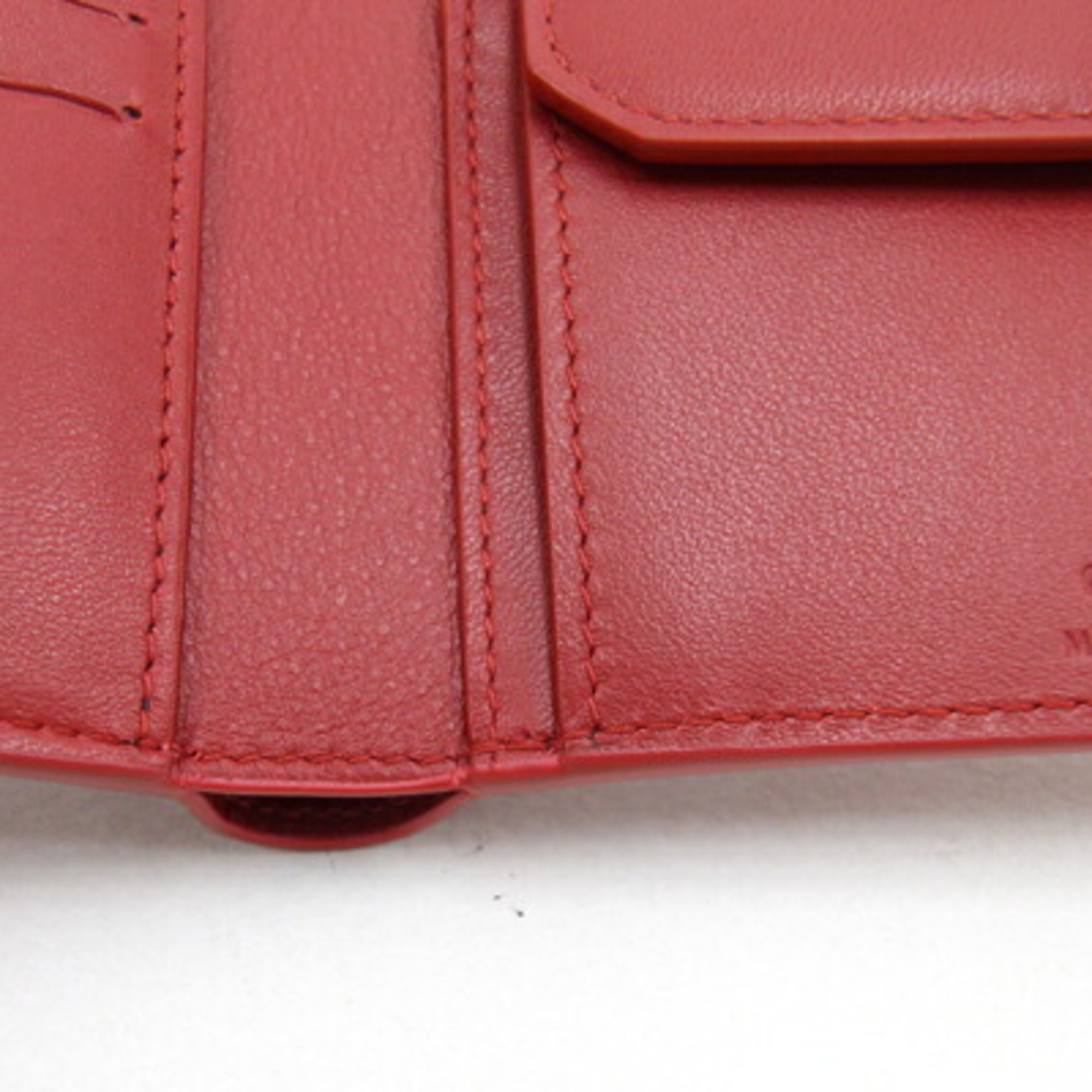 Dunhill Bi-fold Wallet GT 4CC & Coin Purse Billfold DU22R2320CC611 Red Leather Compact Folding Men's dunhill