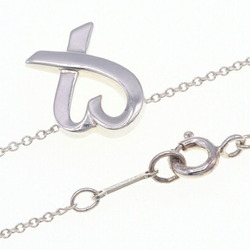 Tiffany Necklace Paloma Picasso Loving Heart SV Sterling Silver 925 Pendant Choker Women's TIFFANY & CO