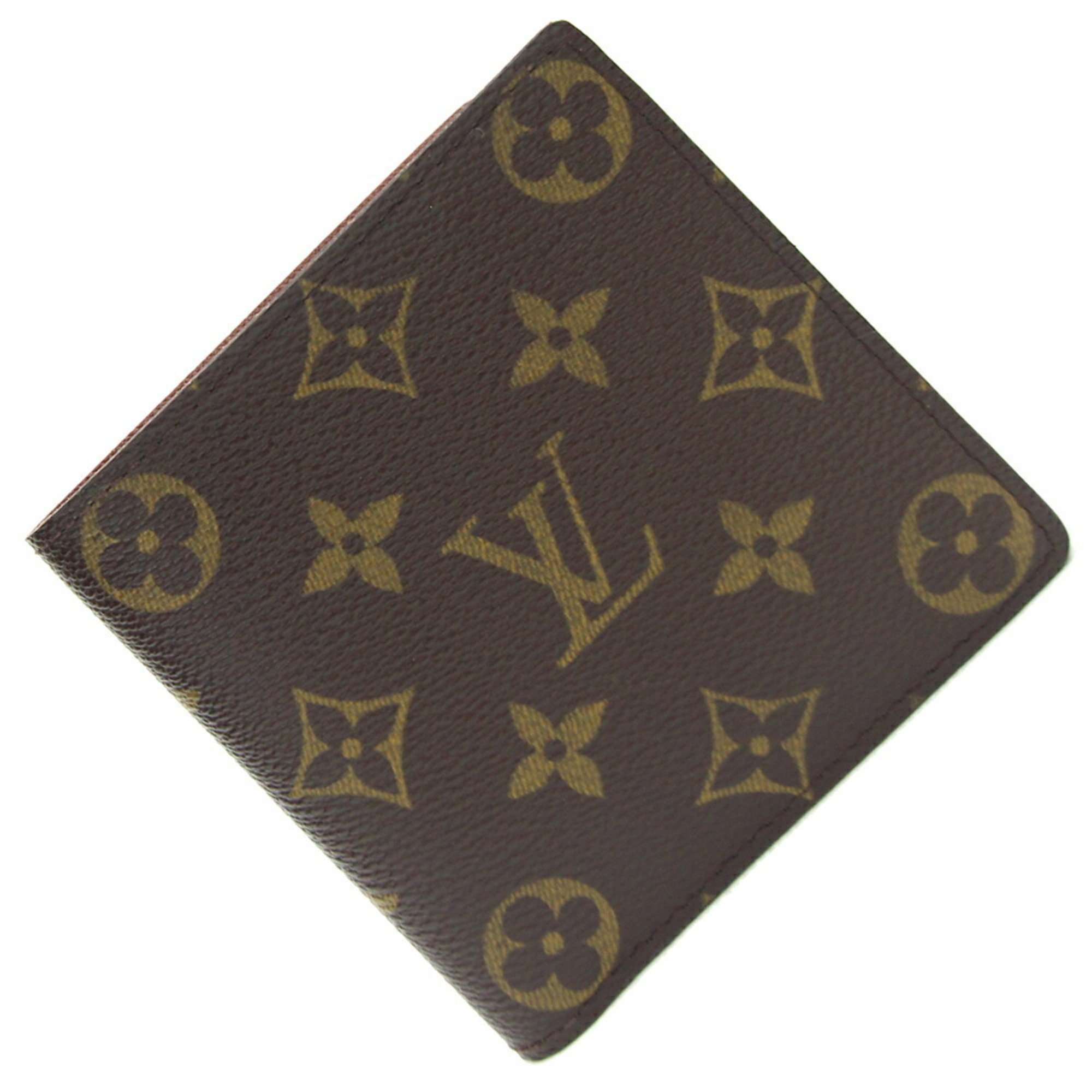 Louis Vuitton Bi-fold Wallet Monogram Portefeuille Marco M61675 Compact Folding Men's LOUIS VUITTON