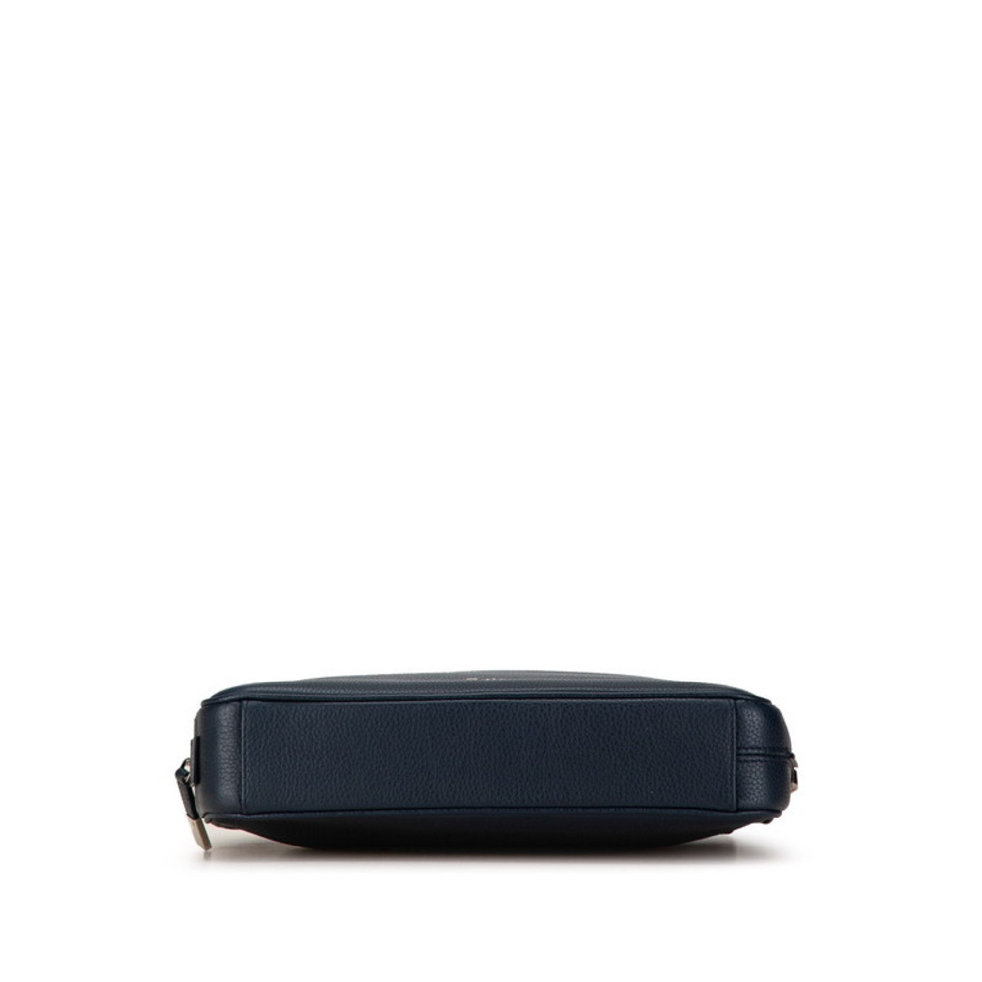 Christian Dior Dior clutch bag, second navy calf leather, women's