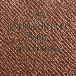 Louis Vuitton Monogram Portemonnay Bi-fold Wallet M61730 Brown PVC Leather Women's LOUIS VUITTON