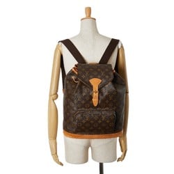 Louis Vuitton Monogram Montsouris GM Backpack M51135 Brown PVC Leather Women's LOUIS VUITTON