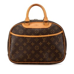 Louis Vuitton Monogram Trouville Handbag M42228 Brown PVC Leather Women's LOUIS VUITTON