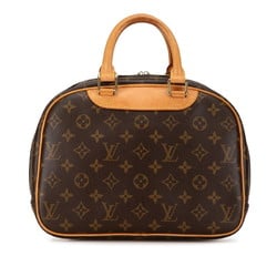 Louis Vuitton Monogram Trouville Handbag M42228 Brown PVC Leather Women's LOUIS VUITTON