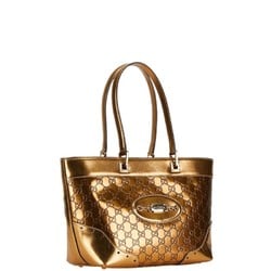 Gucci Guccissima Handbag Tote Bag 145993 Gold Leather Women's GUCCI