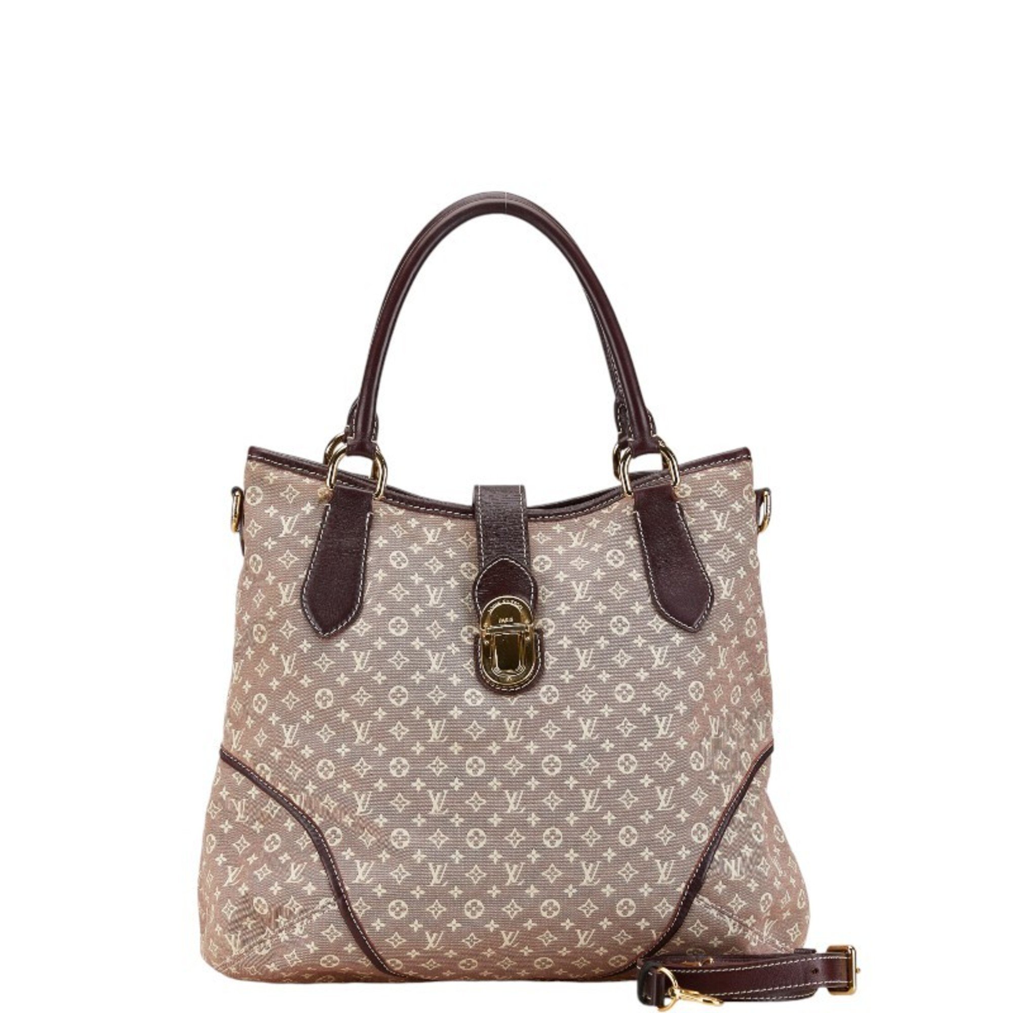 Louis Vuitton Monogram Idylle Elegy Handbag Shoulder Bag M56698 Sepia Purple Canvas Leather Women's LOUIS VUITTON